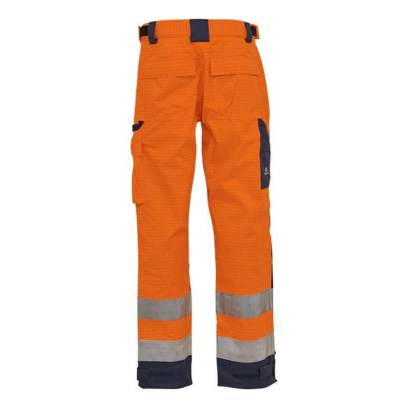 ELKA-Regen-N�sse-Wetter-Schutz-Bundhose, SECURE TECH MULTINORM, warnorange/marine