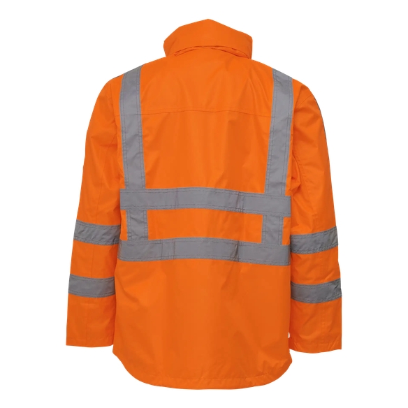 ELKA-Regen-N�sse-Wetter-Schutz-Jacke, VISIBLE XTREME, warnorange