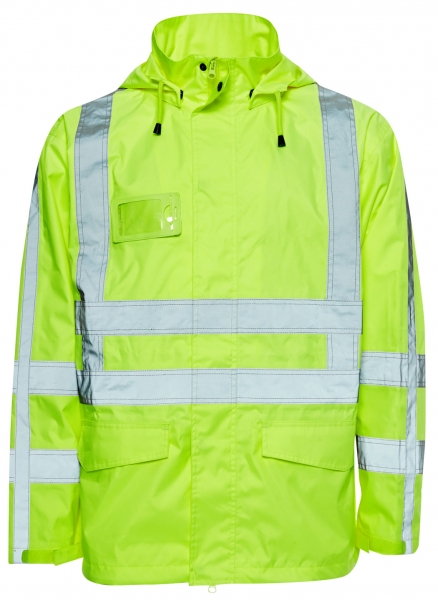 ELKA-Regen-Nässe-Wetter-Schutz-Jacke, VISIBLE XTREME, warngelb