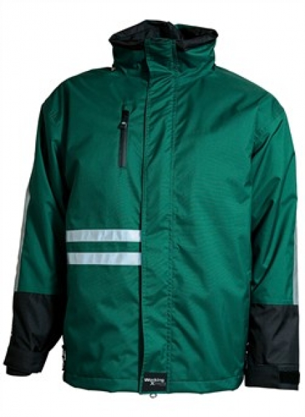 ELKA Regen-Nässe-Wetter-Schutz-Jacke, Working Xtreme, grün/schwarz