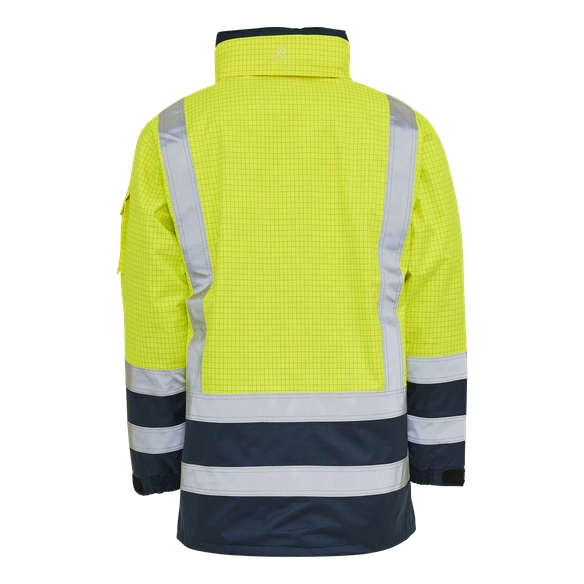 ELKA-Jacke, SECURE TECH MULTINORM, ohne Futter, warngelb/marine