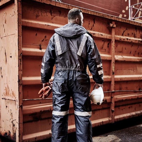 ELKA Thermo-Arbeits-Berufs-Overall, Working Xtreme, anthrazit/schwarz