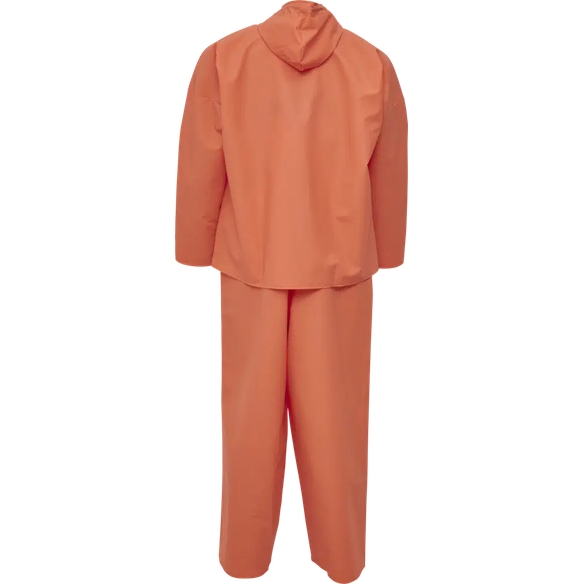 ELKA-Regen-N�sse-Wetter-Schutz-Schlupf-Jacke mit Latzhose, PVC LIGHT, 320g/m�, orange