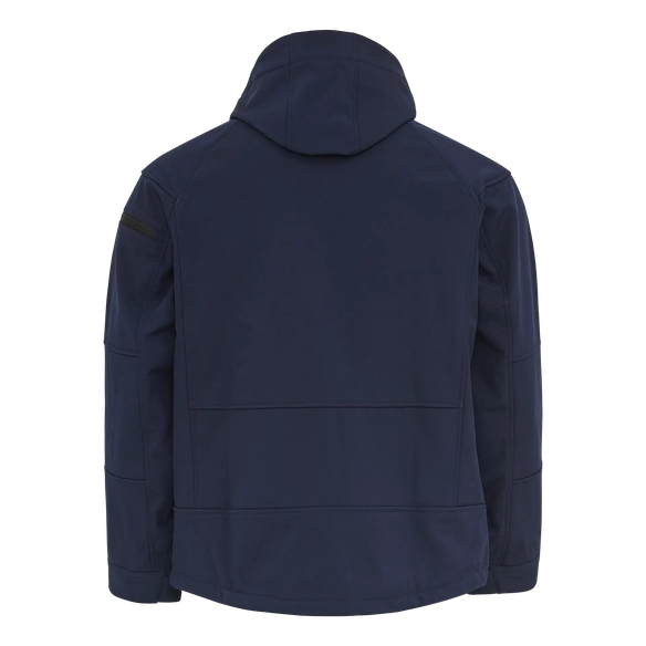 ELKA Softshell-Arbeits-Berufs-Jacke, mit Kapuze, marine