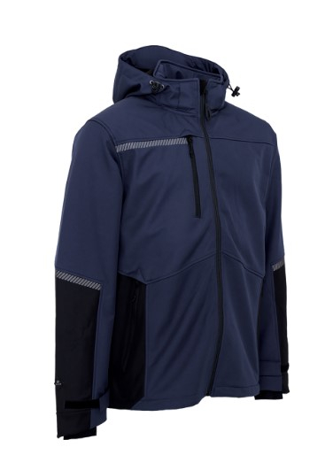 ELKA-Softshelljacke, WorkingXtreme, recycelt, marine/schwarz