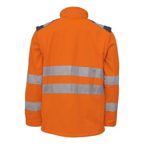ELKA-Warn-Schutz-Softshell-Jacke, VISIBLE XTREME, warnorange