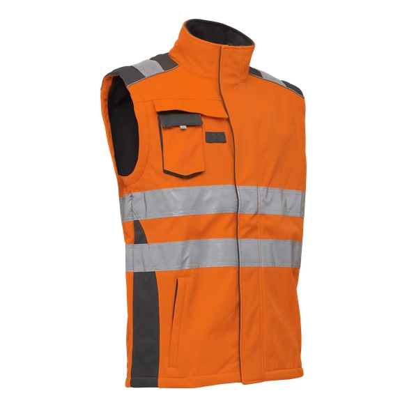 ELKA-Warn-Schutz-Softshell-Jacke, VISIBLE XTREME, warnorange