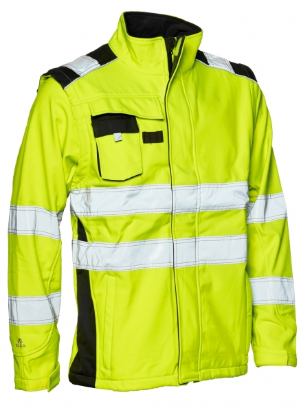 ELKA-Warn-Schutz-Softshell-Jacke, VISIBLE XTREME, warngelb