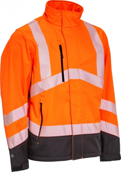 ELKA-Softshelljacke, VISIBLE XTREME, warnorange/schwarz