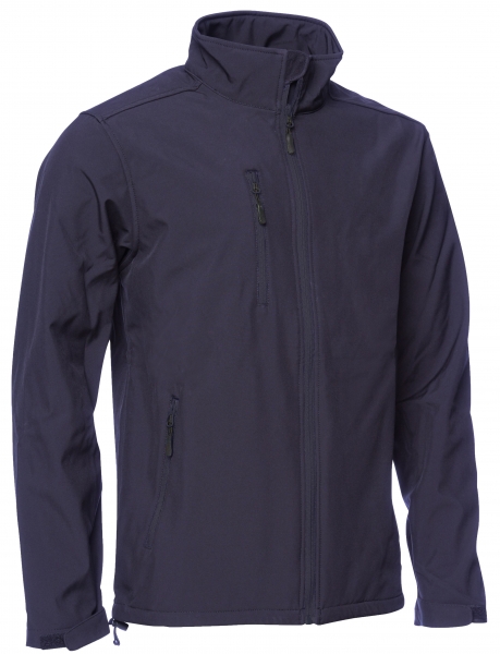ELKA-Herren-Softshell-Arbeits-Berufs-Jacke, EDGE, marine
