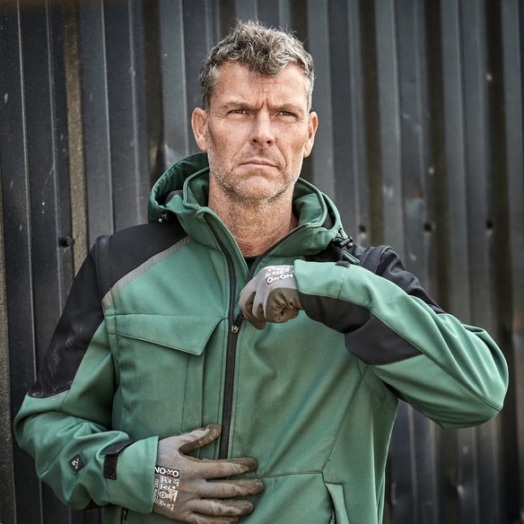 ELKA-Softshelljacke, WORKING XTREME, gr�n/schwarz