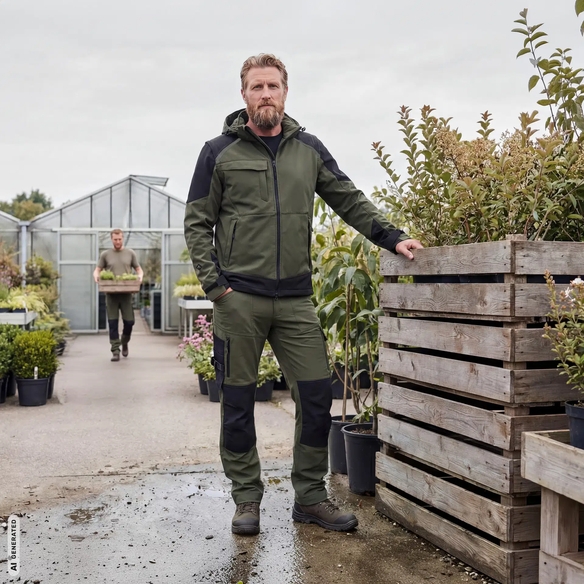 ELKA-Softshelljacke, WORKING XTREME, gr�n/schwarz