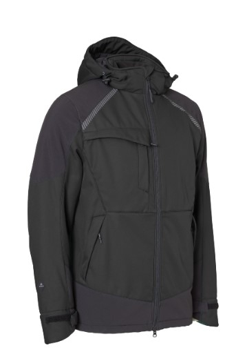 ELKA-Winter-Softshelljacke, WorkingXtreme, schwarz