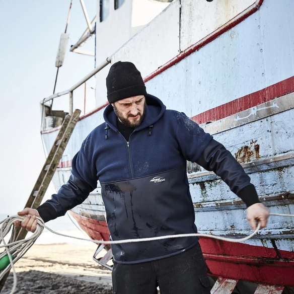 ELKA-Fishing-Xtreme-Anorak Fleece, Farbe: marine