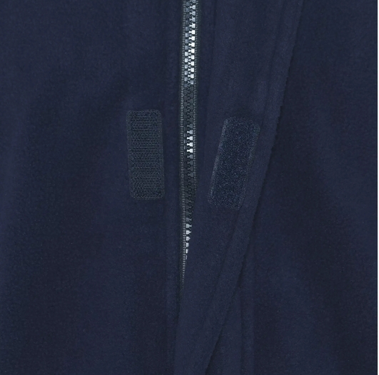 ELKA-Schwei�er-Arbeits-Schutz-Berufs-Jacke, Fleece-ZIPP-IN-Jacke, ANTIFLAME-ANTISTATIC, navy