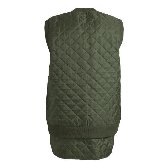 ELKA-Workwear-Thermo-Arbeits-Berufs-Weste, THERMO UND FASERPELZ, 200g/m�, oliv