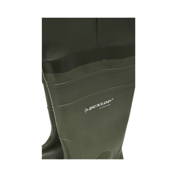 ELKA-Wathose, PVC/Polyester,  mit Dunlop-Stiefel, oliv-gr�n