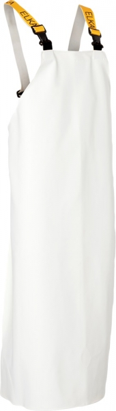 ELKA-PVC Schürze, mit Träger, FISHING, 600g/m², weiss