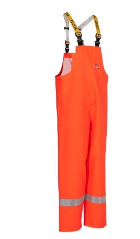 ELKA-Latzhose, FISHING XTREME, 600g/m², warnorange (Mindestbestellmenge 5 Stück pro Größe)