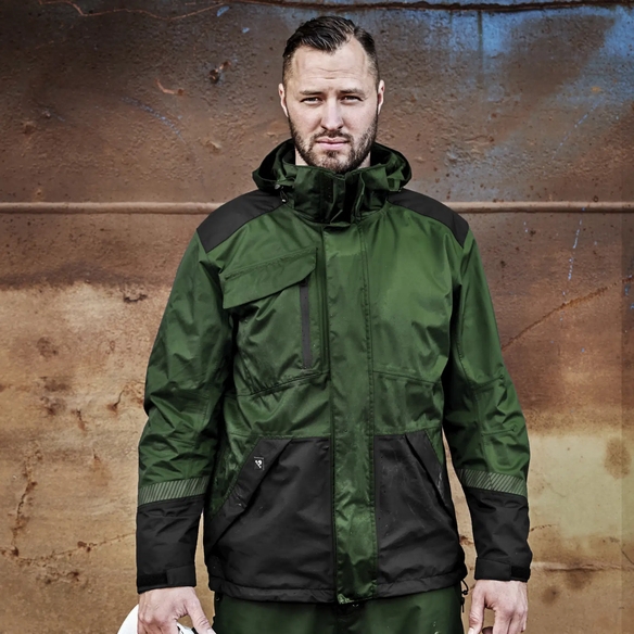 ELKA-Stretch-Jacke, Working Xtreme, gr�n/schwarz
