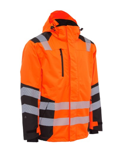 ELKA-Jacke, Visible Xtreme, recycelt, warnorange/schwarz