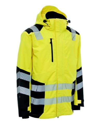 ELKA-Jacke, Visible Xtreme, recycelt, warngelb/schwarz