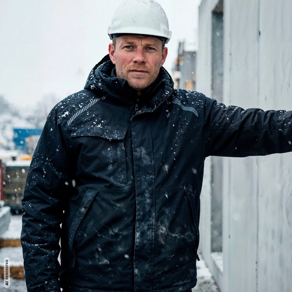 ELKA-Stretch-Winterjacke, Working Xtreme, schwarz