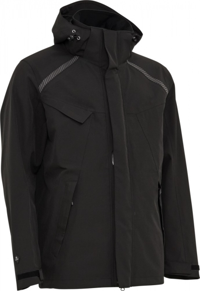 ELKA-Stretch-Jacke, 3 Lagen, Working Xtreme, schwarz