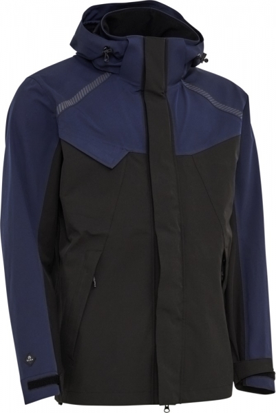 ELKA-Stretch-Jacke, 3 Lagen, Working Xtreme, marine/schwarz