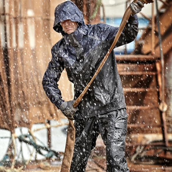 ELKA-Stretch-Jacke, 3 Lagen, Working Xtreme, marine/schwarz