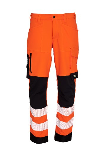 ELKA-Bundhose, Visible Xtreme, recycelt, warnorange/schwarz