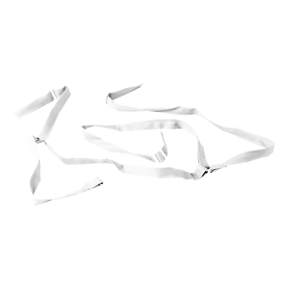 ELKA-Geschirr f�r Arbeits-Gummi-Schutz-Sch�rze, CLEANING, 320g/m�, wei�