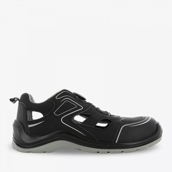 SAFETYJOGGER-S1P- Arbeitssandale, FLOW SANDAL TLS, schwarz, ESD, SRC