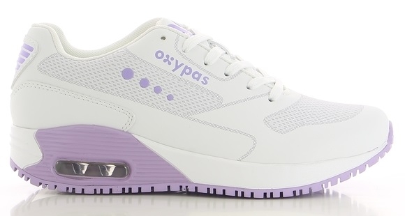 OXYPAS-Damen-Arbeits-Berufs-Schuhe, Sneaker, ESD, ELA, violett
