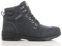 SAFETY JOGGER-S3-Arbeits-Berufs-Sicherheits-Schuhe, Schnürschuhe, hoch, Worker, schwarz