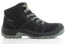 SAFETY JOGGER-S1P-Arbeits-Berufs-Sicherheits-Schuhe, Schnürschuhe, hoch, Desert-117, schwarz