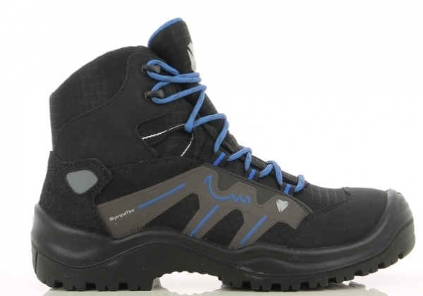 SAFETY JOGGER-S3-Arbeits-Berufs-Sicherheits-Schuhe, Schnrschuhe, hoch, SX420, schwarz/blau