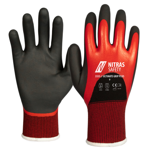 NITRAS ULTIMATE GRIP PLUS, Montagehandschuhe, VE = 12 Paar