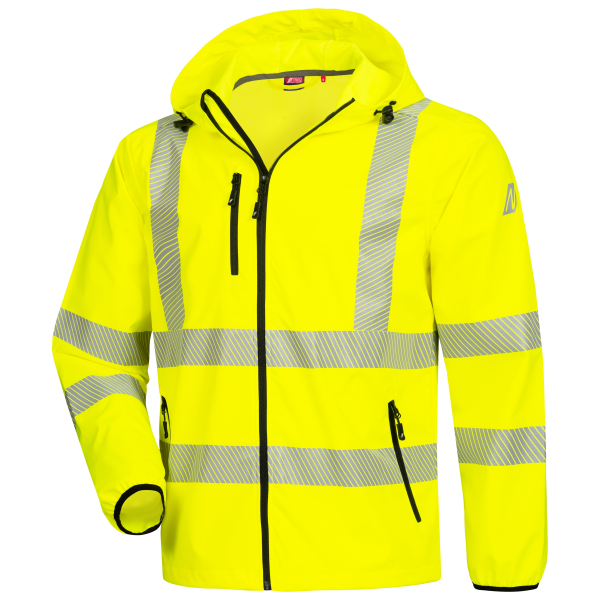 NITRAS MOTION TEX VIZ, Warnschutz-Windbreaker, neongelb, 180 g/qm