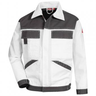 NITRAS MOTION TEX LIGHT, Arbeitsjacke, wei/grau, STANDARD 100 by OEKO-TEX