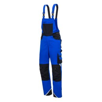 NITRAS MOTION TEX PLUS, Latzhose, blau/schwarz