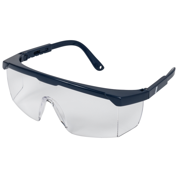 NITRAS VISION PROTECT BASIC, B�gelbrille, transparent / marineblau