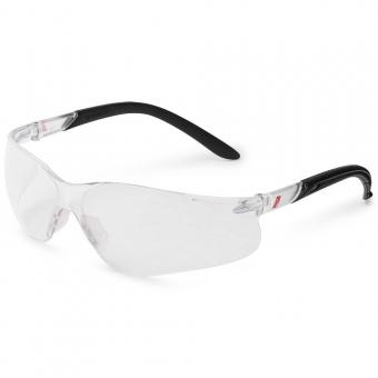NITRAS VISION PROTECT, Schutzbrille, Tragkörper schwarz / transparent, Sichtscheiben klar, EN 166