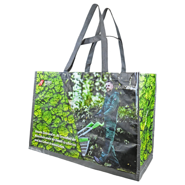 NITRAS PET-Tasche, recycelt, wechselndes Design