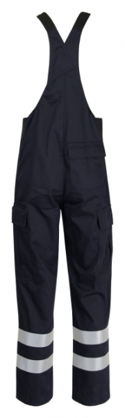 BEB-Arbeits-Berufs-Latz-Hose mit Reflexstreifen, Basic, MG 300, marine