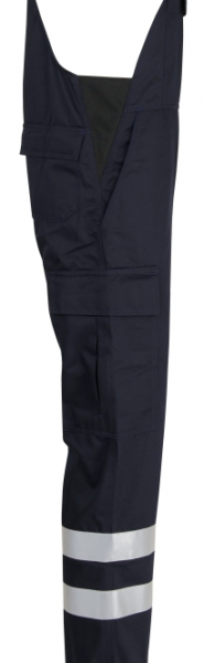 BEB-Arbeits-Berufs-Latz-Hose mit Reflexstreifen, Basic, MG 300, marine
