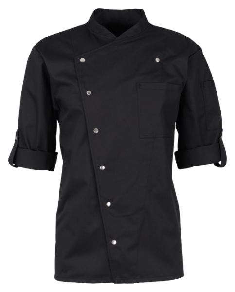 BEB-Kochjacke f�r Damen und Herren, MG215, schwarz