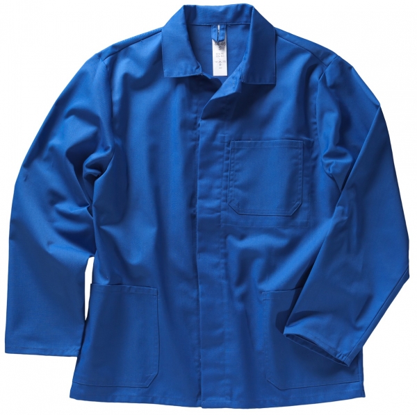 Arbeitsjacke 100% Baumwolle Blau Schutzkleidung BOMULL Gr XXXL NEU TOP M 