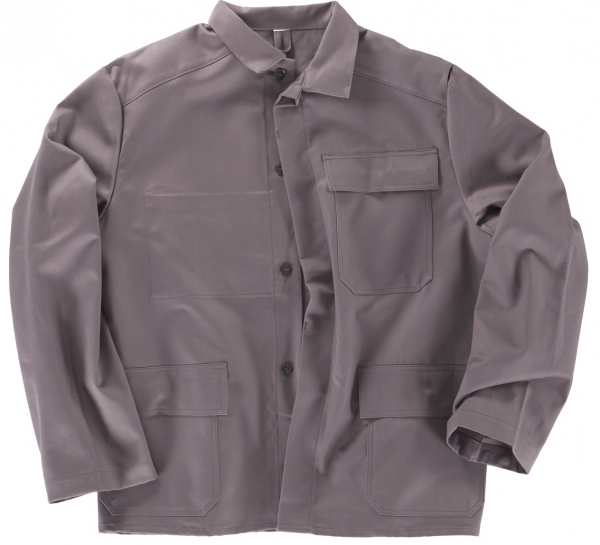 BEB-PSA-Schweißer-Arbeits-Schutz-Berufs-Jacke, BW 460, grau