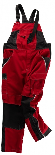 BEB-Arbeits-Berufs-Latz-Hose, Inflame, MG 245, fire engine red/schwarz